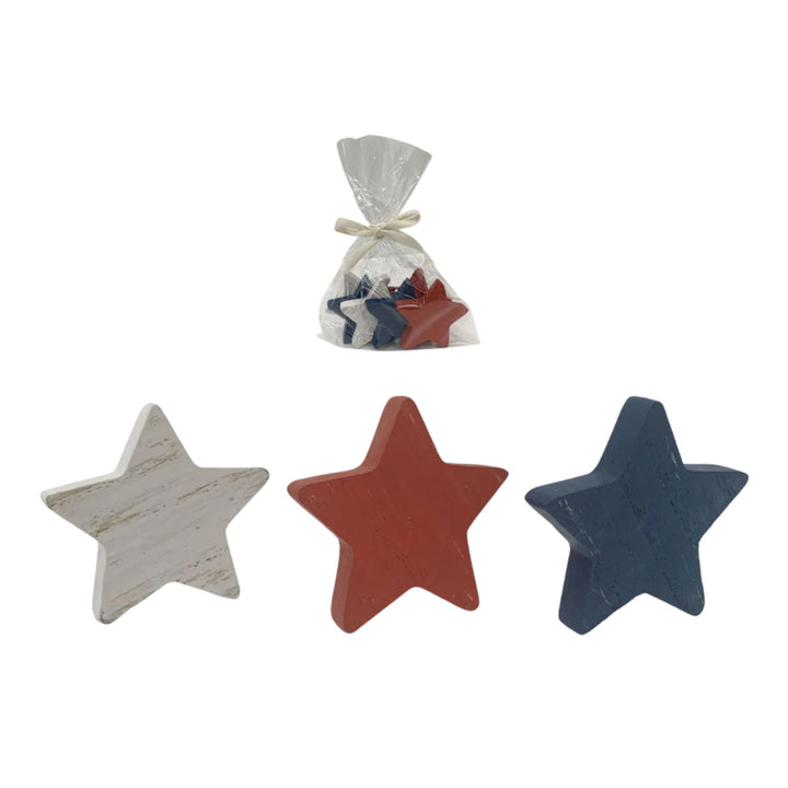 Wood Star Scatter in Bag (s/6)