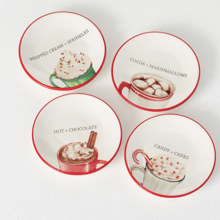 Cocoa Dessert Plate 4/cs