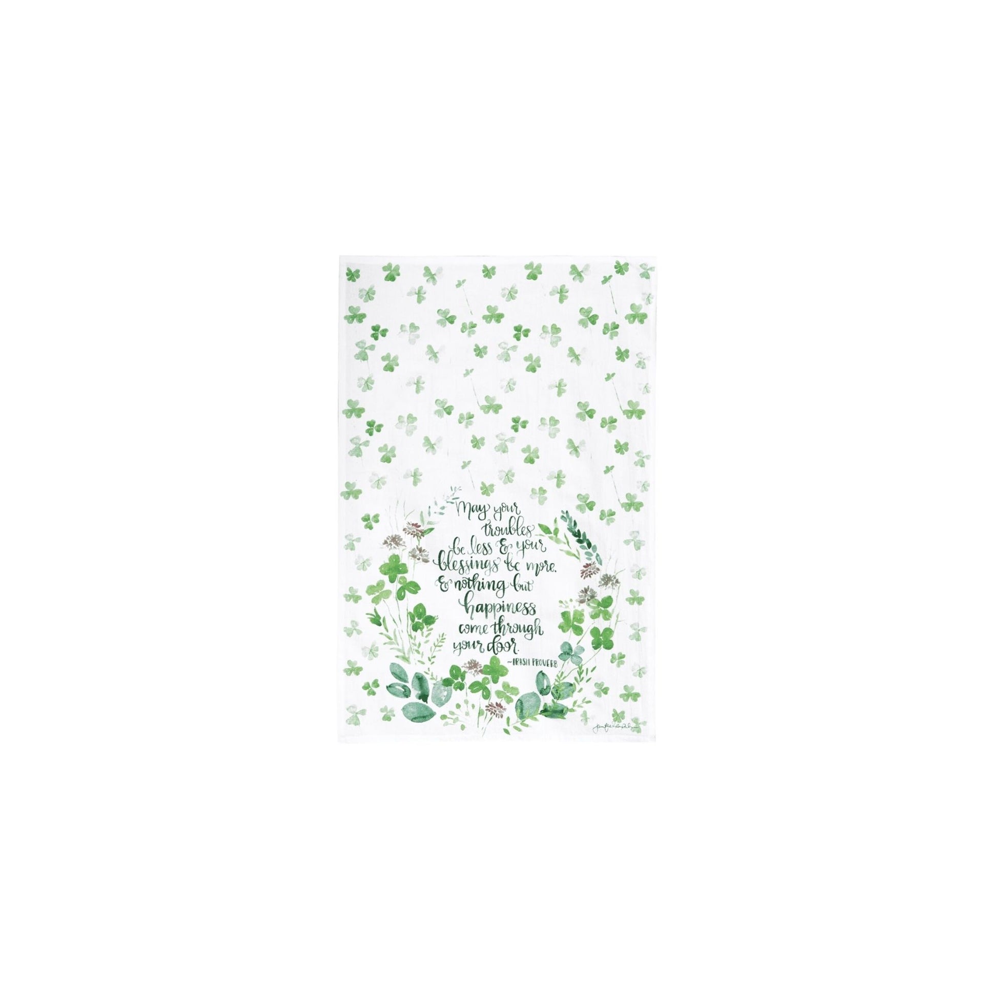 Kitchen Towel Irish Proverb