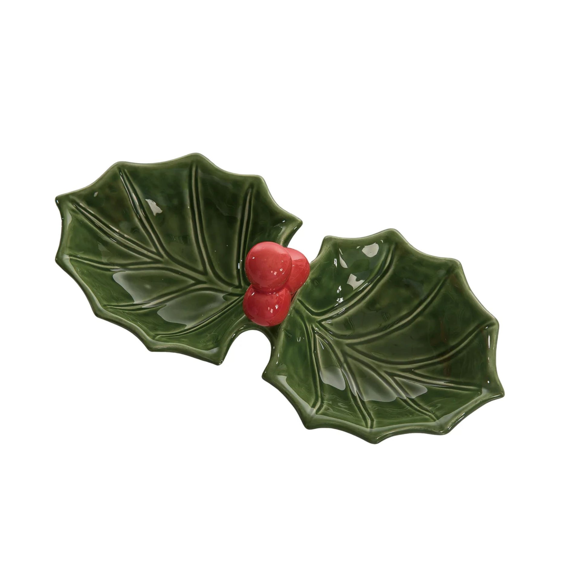 Ceramic Holly Condiment Dish