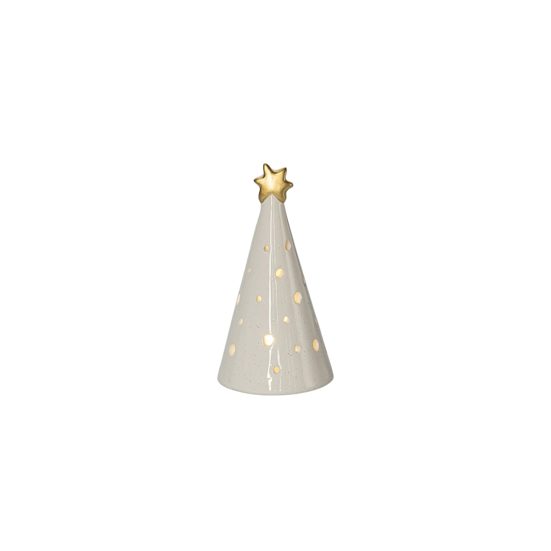 Mini Light up Dol Gold Star Tree