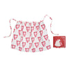 Fabric Candy Cane Hearts Apron Skirt
