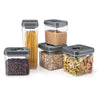 Canister Set 5Pc Twist Lock
