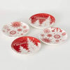 Plate Holiday 4/cs