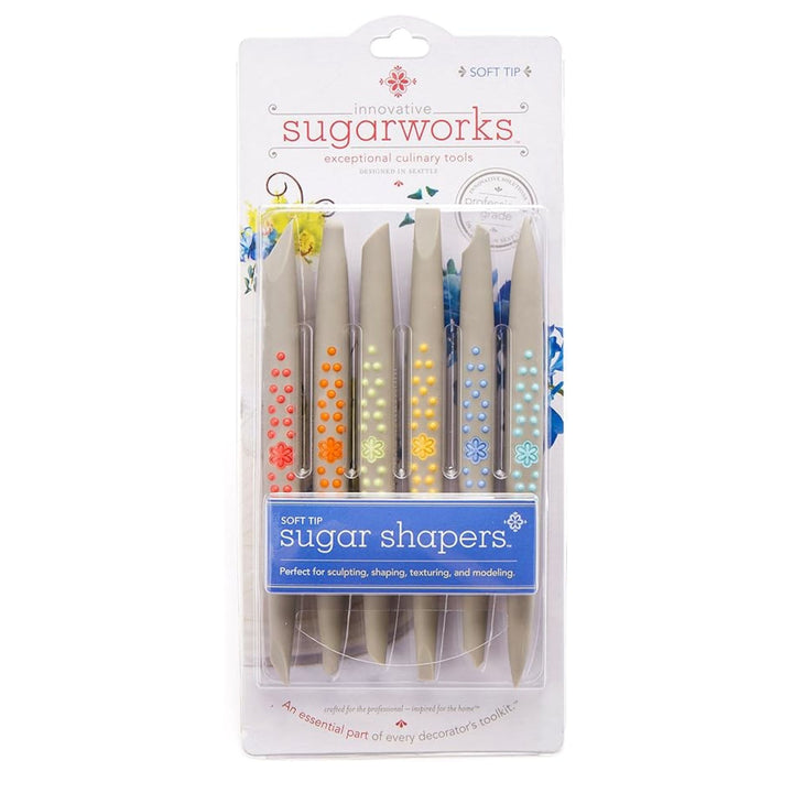 Sugar Shapers Set Of 6 Soft Tip With Mesh Bag