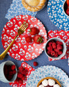 FLO1240 - Floral Bamboo Plate Set