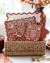 Rust Ric Rac Paper Plates