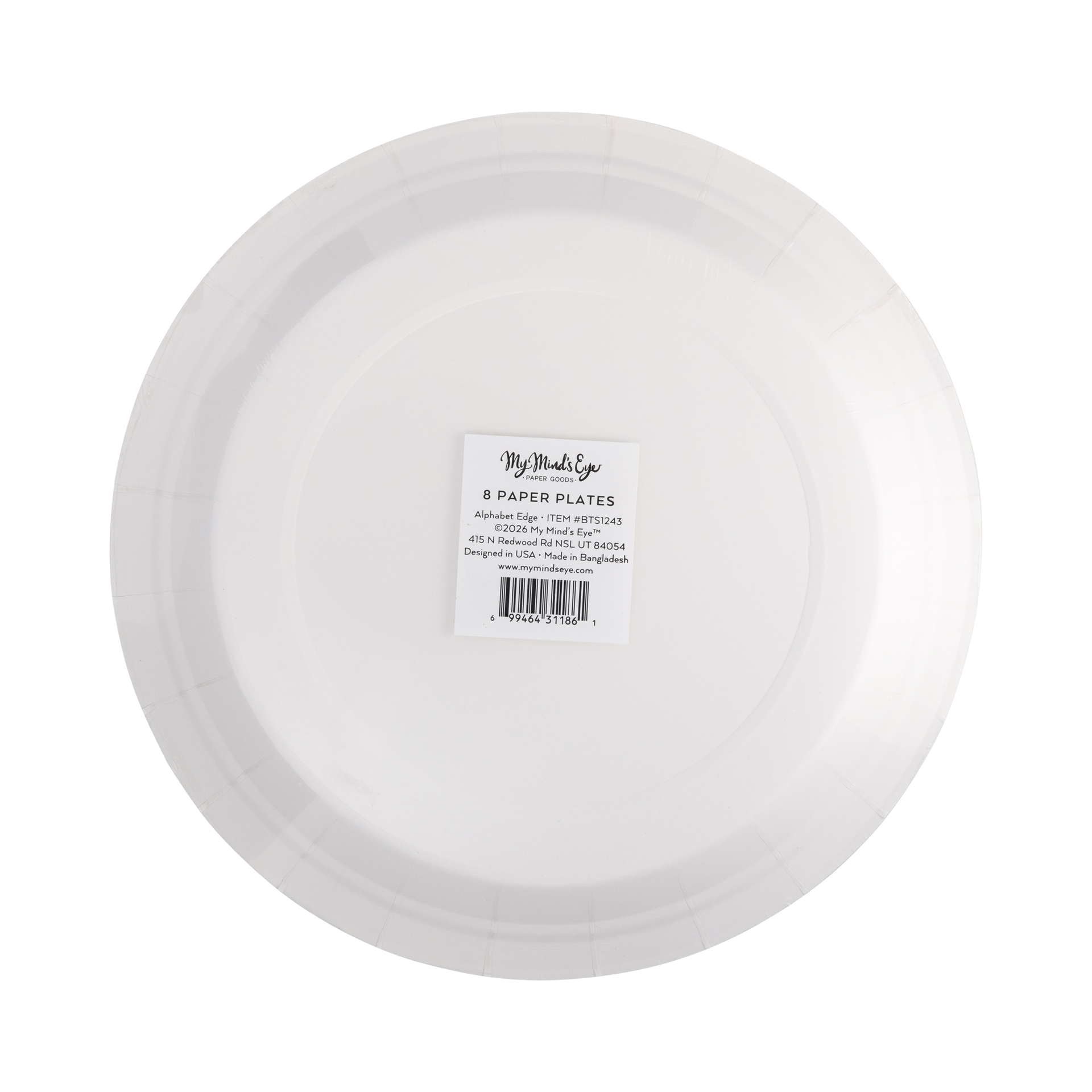 Alphabet Plate