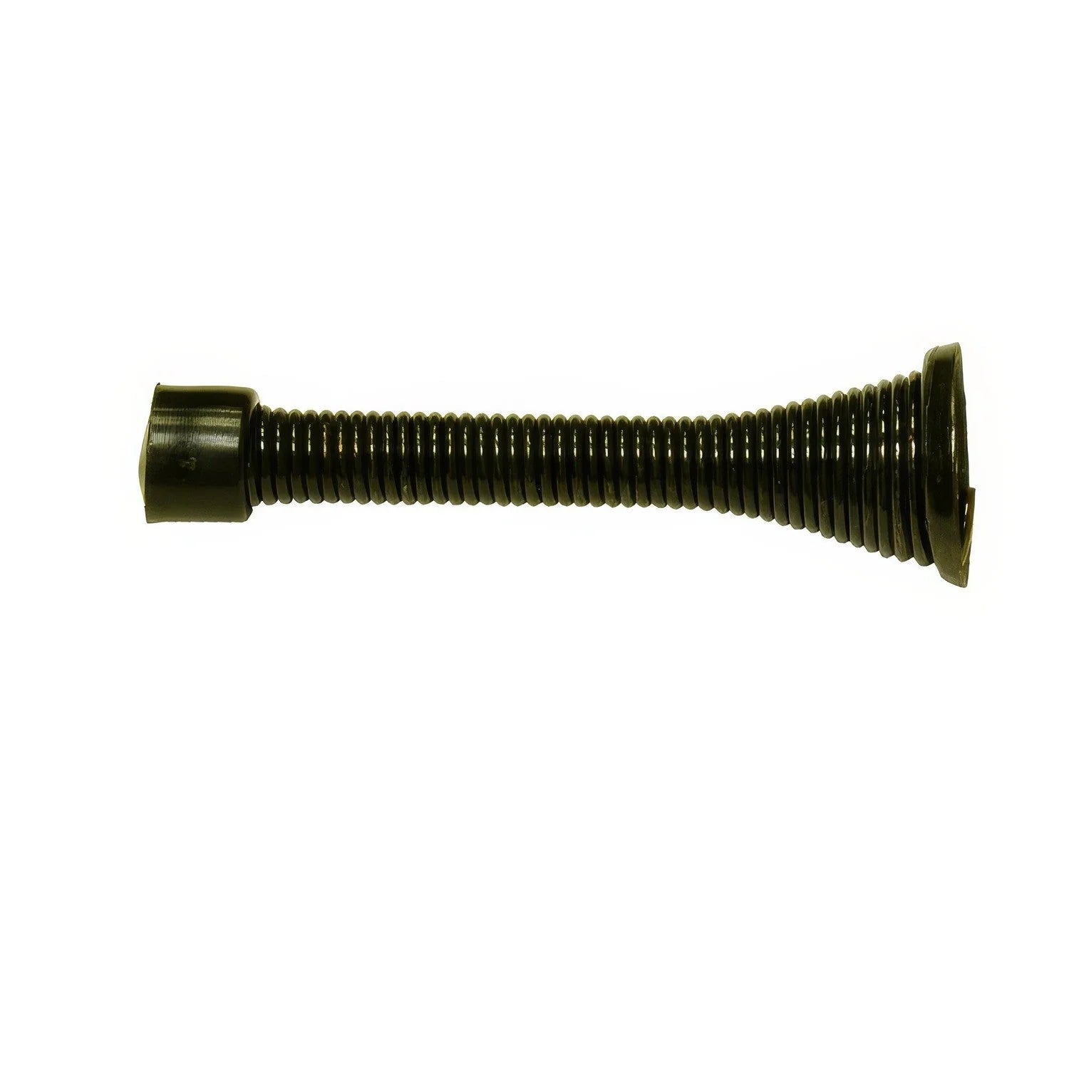 Spring Door Stop In Antique Brass