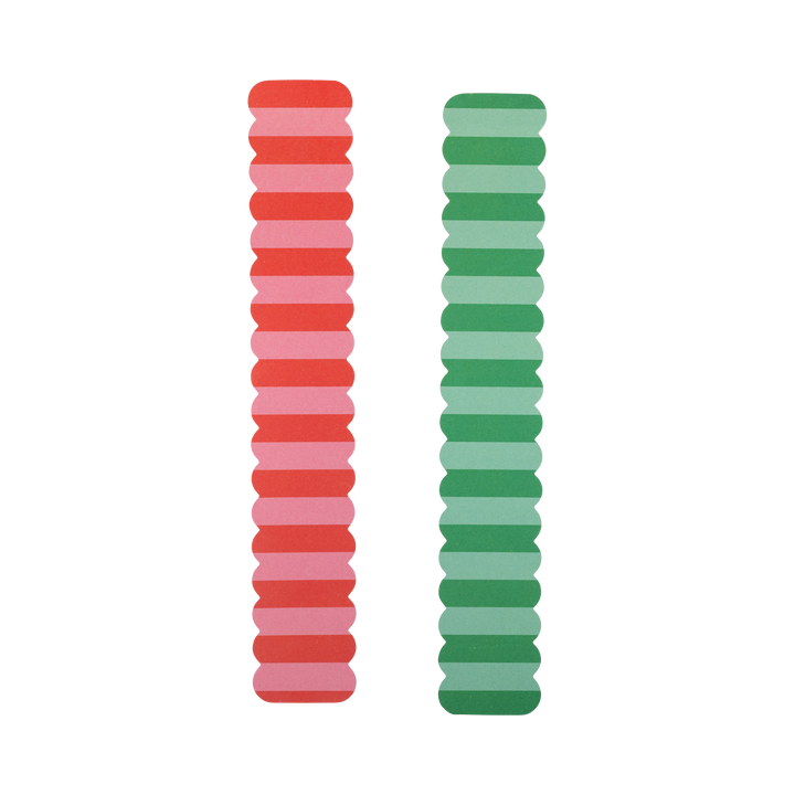 Red, Pink and Green 20ft Christmas Paper Chains