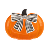 Bow Pumpkin Plate