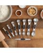 Baking Dual -Sided Magnetic Measuring Spoons with Leveler