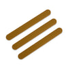 Three brown straps on a white background