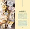 Assorted types of butter on a marble surface with text on a yellow background.