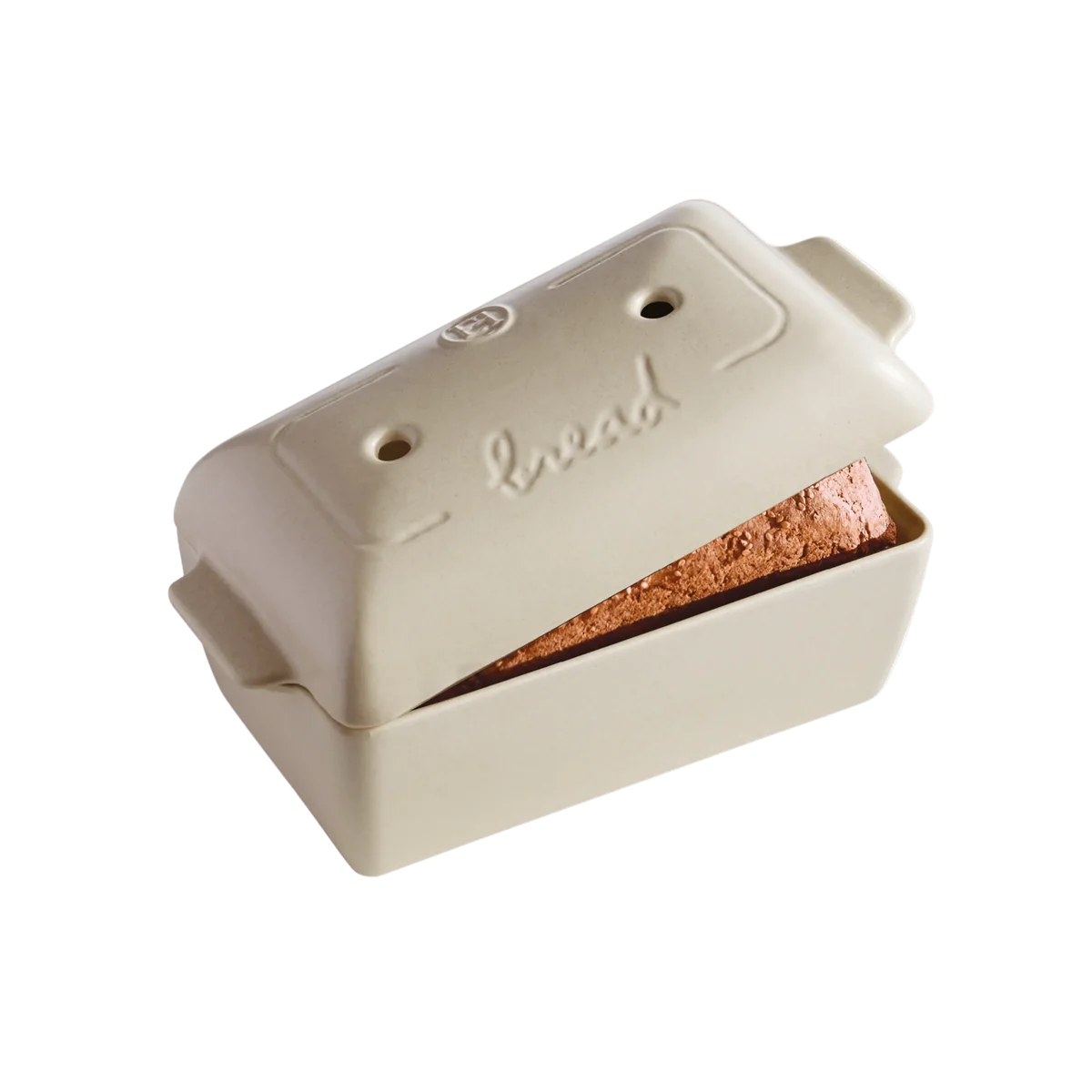 Emile Henry Ceramic Bread Loaf Baker in Linen