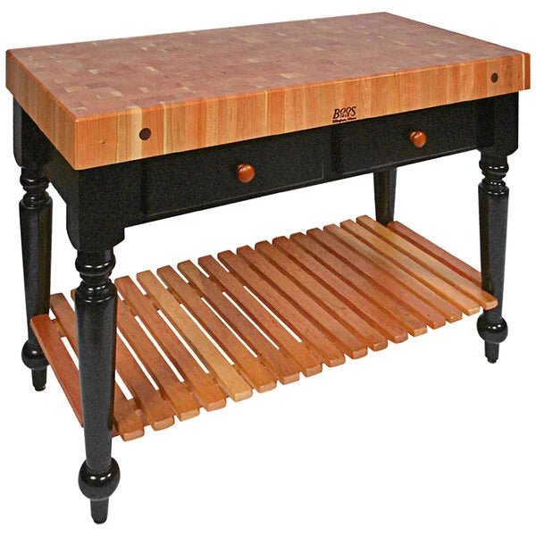 Butcher Block Le Rustica 48x24 w/Shelf