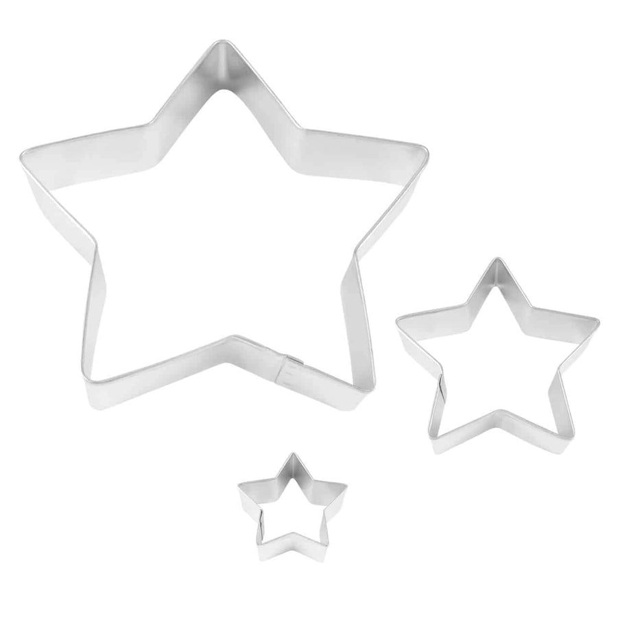 Star Cookie Cutters 3 Piece Set
