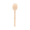 Wooden spoon on a white background