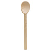Wooden spoon on a white background