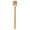 Wooden spoon on a white background