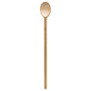 Wooden spoon on a white background