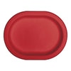 Classic Red Oval Plate