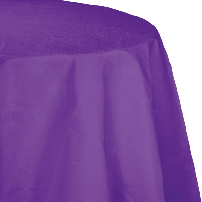 Solid Color 82" Round Table Covers