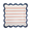 HAM1244 - Red Stripes Paper Plate - 11"