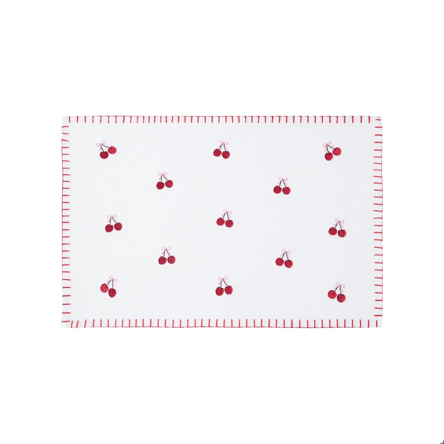 Sweet Cherries Felt Placemat