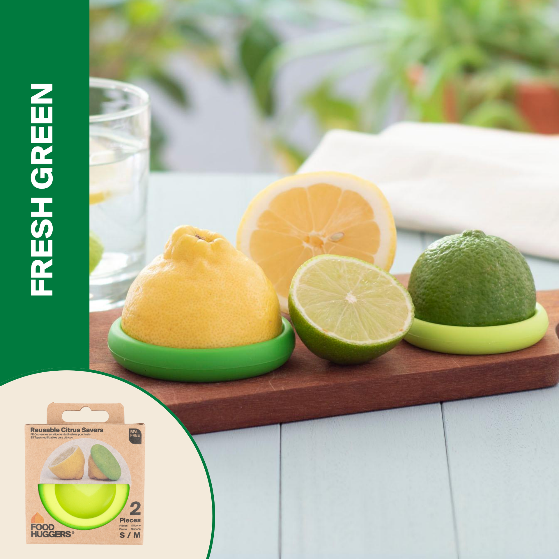 Reusable Silicone Citrus Savers (Set of 2)