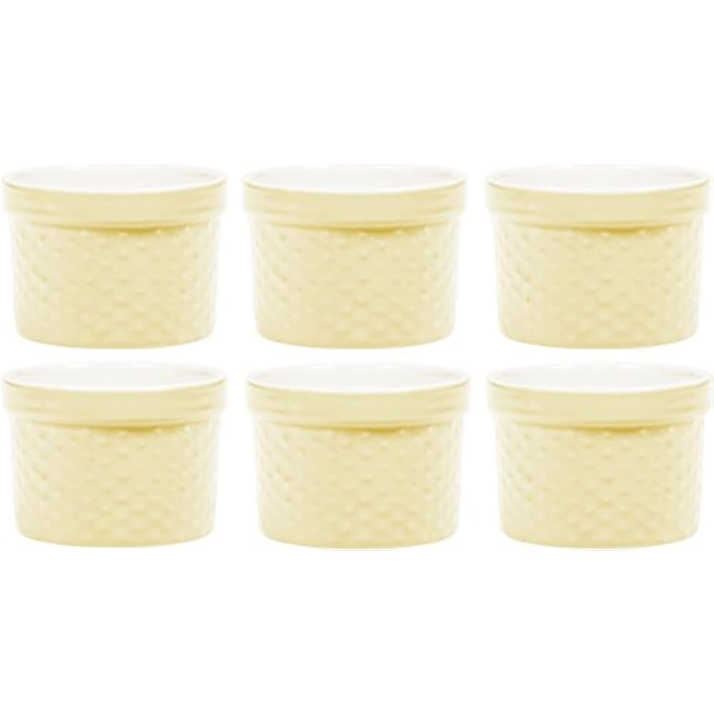 Ramekin 4oz Yellow 6/set
