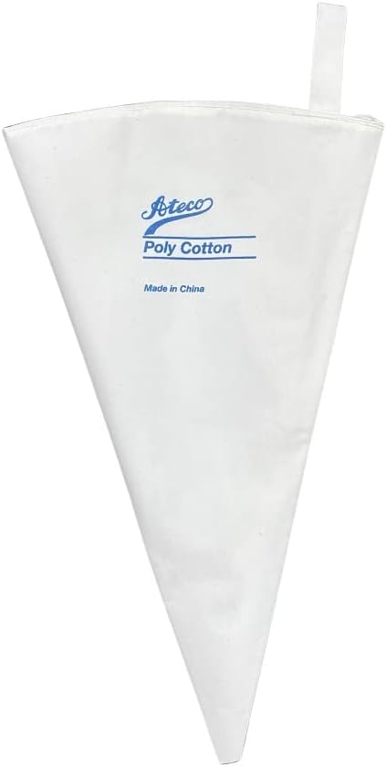 White conical poly cotton bag with 'Ateco' branding on a white background