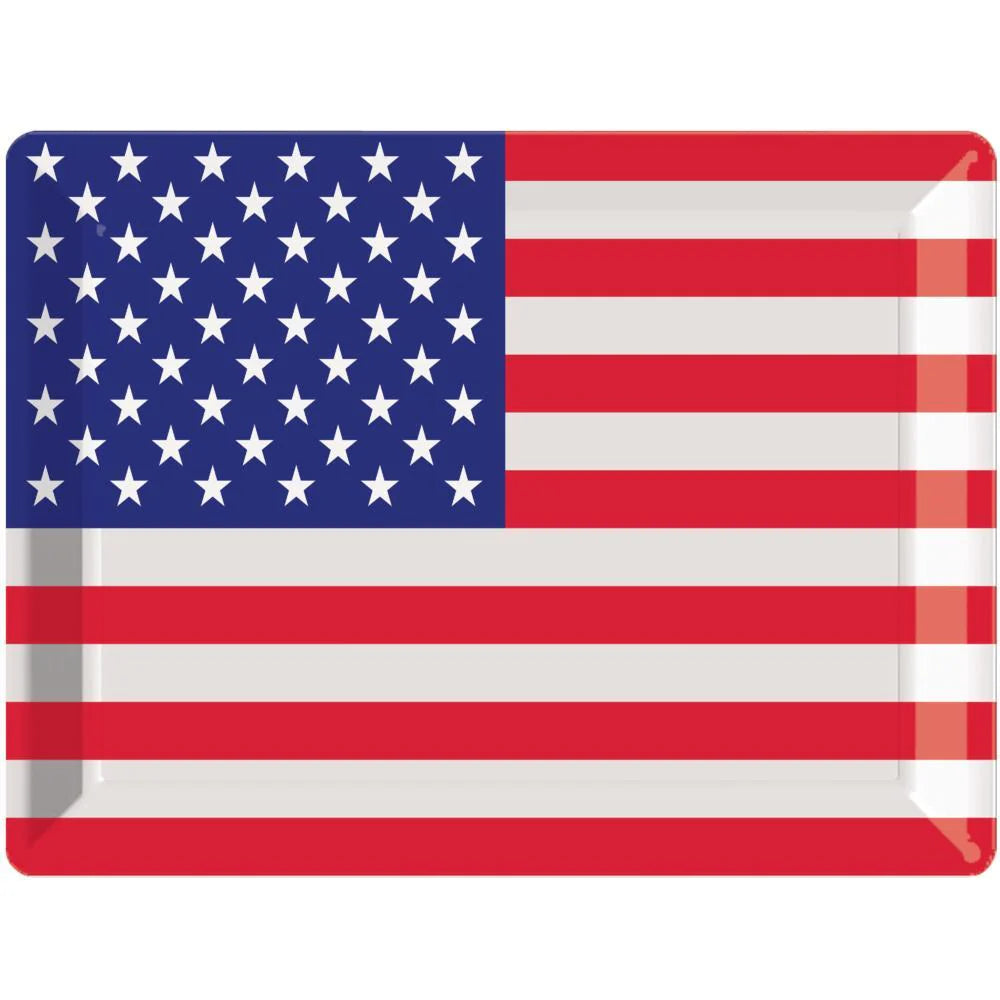 Plastic Tray 12/1 12x16 Patriotic