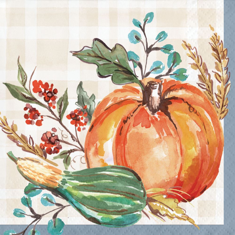 Decadent Cornucopia Beverage Napkins