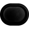 Black Velvet Oval Plate