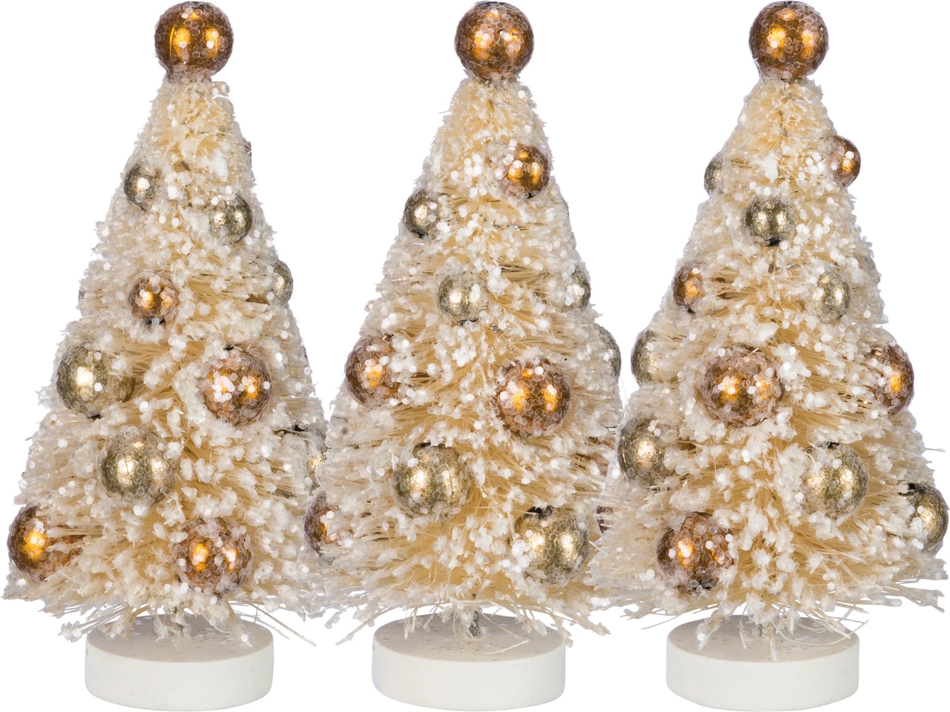 Cream Bottle Brush Tree