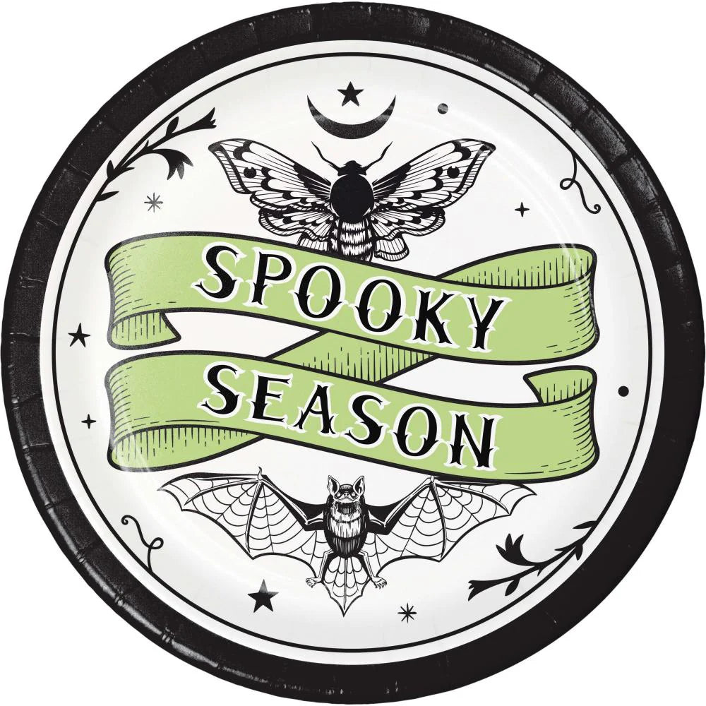 Spooky Season Paper Luncheon Plate