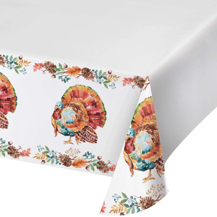 Tasteful Turkey Paper Tablecloth (dis)