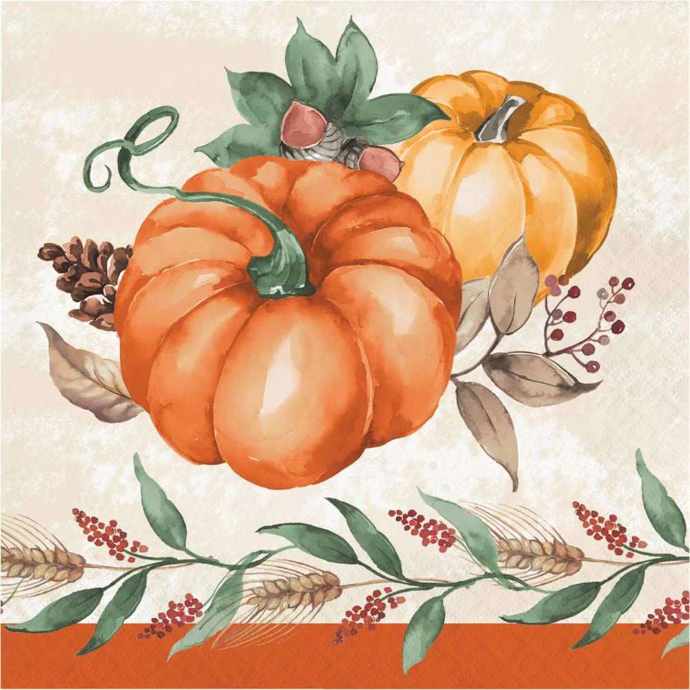 Harvest Delight Paper Luncheon Napkin