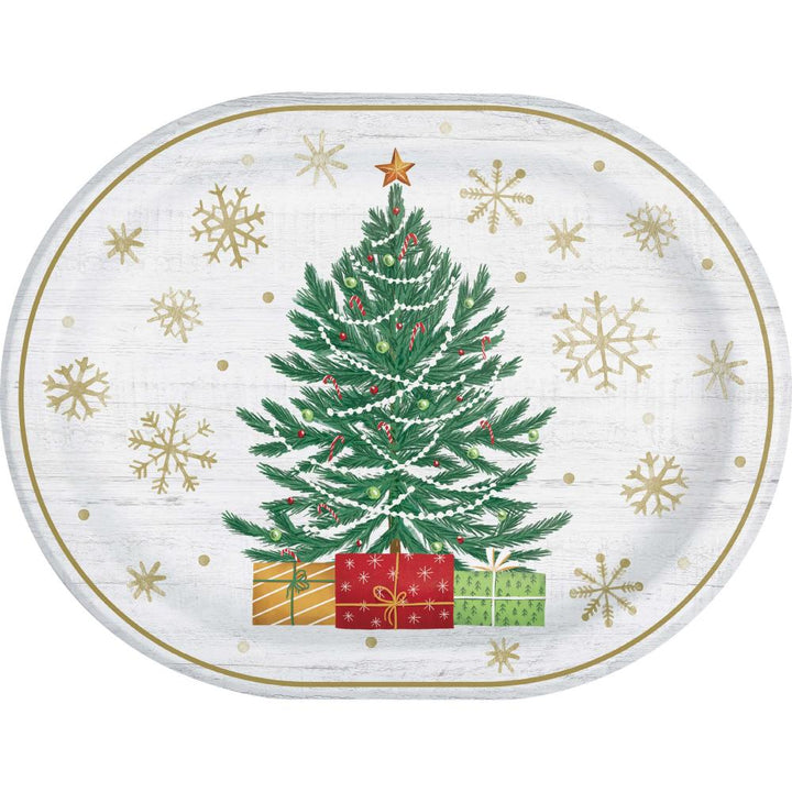 Timeless Tree Oval Plate