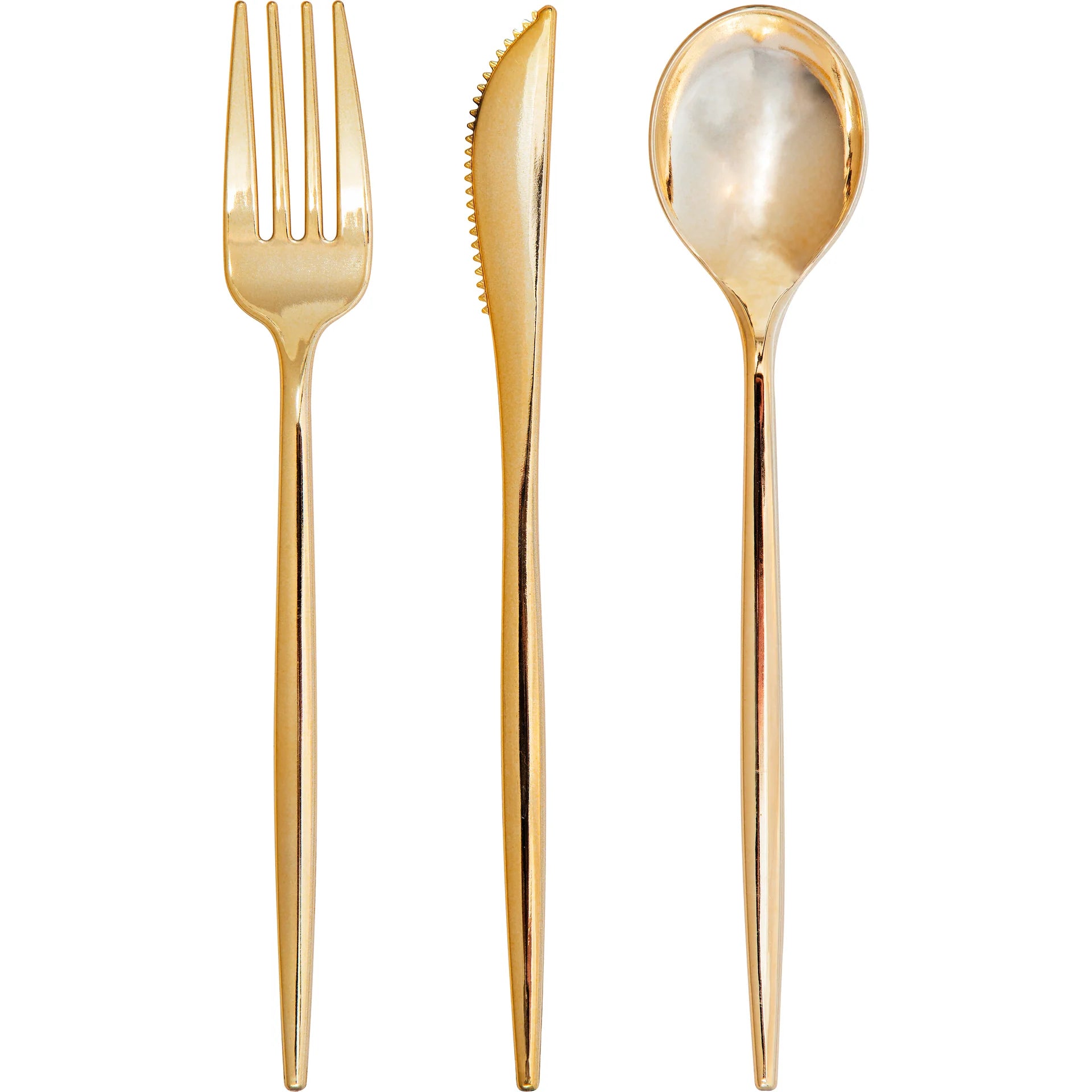 Metallic Gold Assorted Cutlery 24 ct