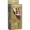 Metallic Gold Assorted Cutlery 24 ct