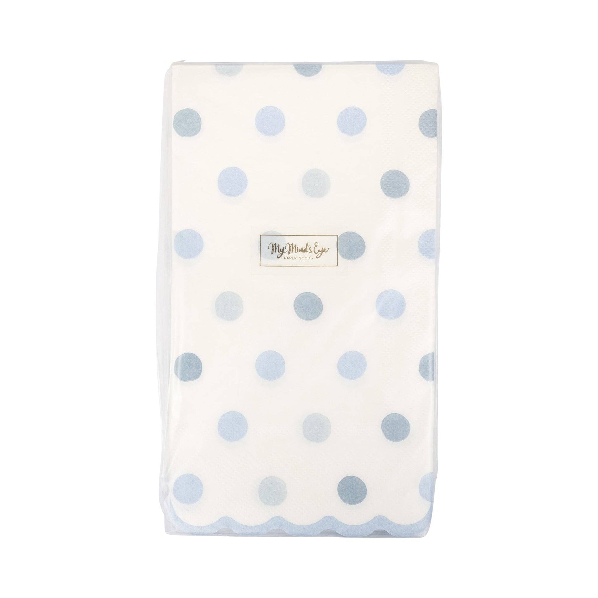 Baby Blue Polka Dot Dinner Napkin