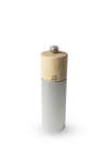 7" Natural Aluminum/Wood Line Pepper Mill