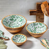 Olive Oasis Wood Bowl