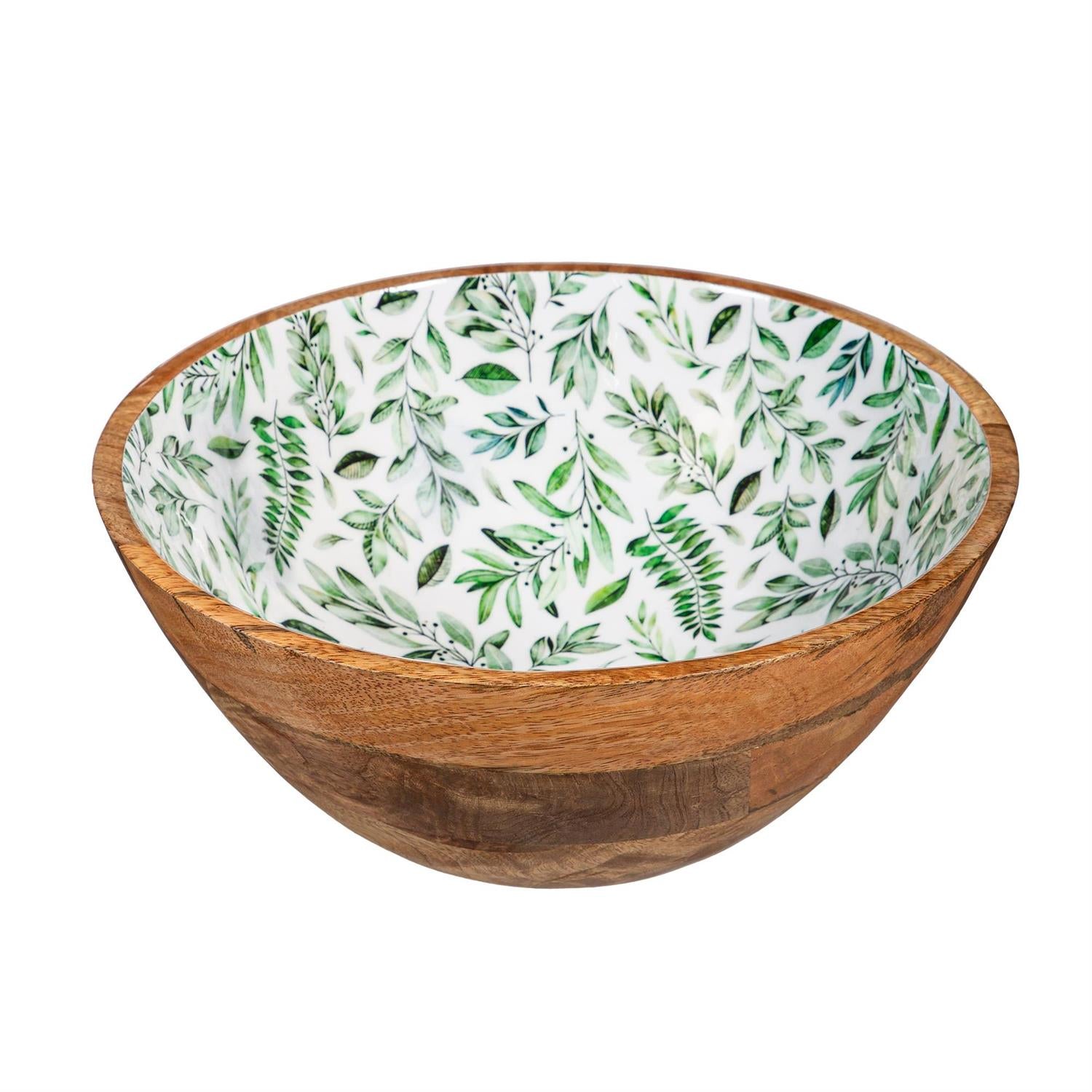 Olive Oasis Wood Bowl
