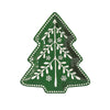 Tree Shaped Embossed Salad Plate  9.5"