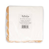 Pack of paper napkins with brand label on a white background