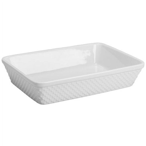  Hobnail Rect Baker L 12.25" x W 8.75" x H 2.5", 2 qt