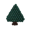 Shades of Green Trivet Tree Fabric